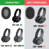 Geekria QuickFit Ear Pads Replacement for Sony MDR-100A MDR-100AAP MDR-H600A Headphones Ear Cushions, Headset Earpads, Ear Cups Cover Repair Parts (Grayish Green)