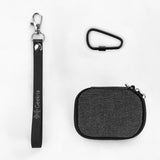 Geekria Earbuds Carrying Pouch Compatible with Sony WF-1000XM6, WF-1000XM5, WF-C710N, LinkBuds Open/Fit, WF-C510, Replacement Protective Earphones Travel Bag with Cable Storage (Dark Grey)