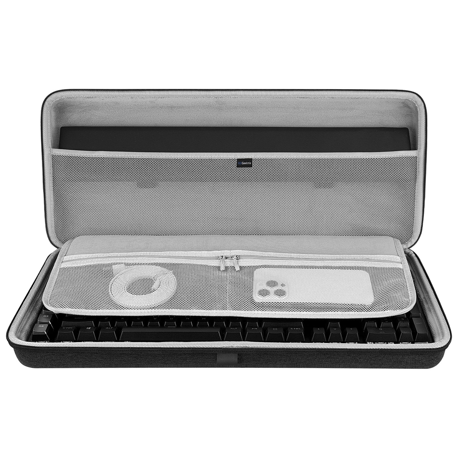 Geekria Full Size Keyboard Hard Shell Case Compatible with Corsair Gal