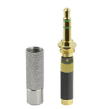 Geekria 3.5mm (1/8") Stereo Male to 3.5mm (1/8") Balanced Female Audio Jack Adapter, Aluminum Alloy Conversion Audio Plug, Gold Plated Adapter