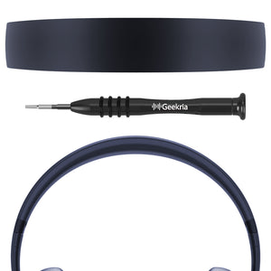 Geekria Plastic Headband Pad Compatible with Beats Studio Pro Headphones, Replacement Band Repair Part (Blue)