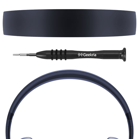 Geekria Plastic Headband Pad Compatible with Beats Studio Pro Headphones, Replacement Band Repair Part (Blue)