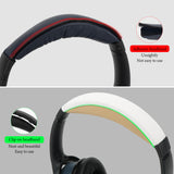 Geekria Protein Leather Headband Pad Compatible with Bose SoundLink AE2, QC25 Headphones, Replacement Band Repair Part (White+Brown)