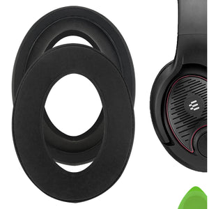 Geekria Comfort Laminated Fabric Replacement Ear Pads for Sennheiser GAME ONE, PC360, PC363D, PC373D, Headphones Ear Cushions, Headset Earpads, Ear Cups Cover Repair Parts (Black)