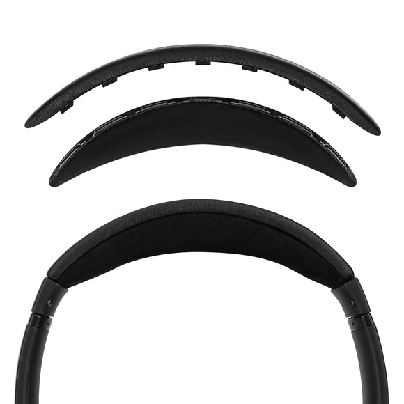Geekria Lammy Velvet Headband Pad Compatible with Bose QuietComfort 35II Gaming, QC35II/ QC35/ QC45/ QC SE Headphones, Replacement Band Repair Part (Black)
