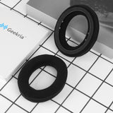 Geekria Comfort Velour Replacement Ear Pads for Sennheiser HD490 Pro, HD490ProPlus Headphones Ear Cushions, Repair Parts (Black)