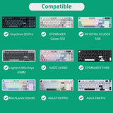 Geekria 96% Keyboard Hard Shell Case, Travel Carrying Bag, Compatible with Logitech Alto Keys K98M, Keychron Q5 Pro, EPOMAKER Galaxy100 / TH99, AULA F99 PRO, RK ROYAL KLUDGE S98