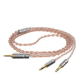 Geekria 2.5mm Balanced Cable Compatible with HIFIMAN Sundara-C, SUNDARA, HE4XX, 400i, HE1000V2, Denon AH-D600, AH-D7200, 5N OCC Braided Silver Plated Audio Cord (2.5mm to Dual 3.5mm Male / 5ft)