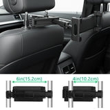 Geekria Car Headrest Mount, Angle Adjustable Headrest Mount Compatible with Nintendo Switch / Switch OLED / Switch Lite, Game Accessories Universal Holder for Car Backseat
