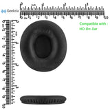 Geekria QuickFit Replacement Ear Pads for Beats Solo HD (810-00012-00) Headphones Ear Cushions, Headset Earpads, Ear Cups Cover Repair Parts (Black)