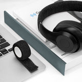 Geekria Non-woven Fabric Headband Cover Compatible with Bose QC Ultra, Sony WH-1000XM5, Skullcandy Crusher Wireless, Beats Studio 3, Studio Pro, Soundcore Life Q20 Headphones (Black/2 Pcs)
