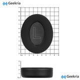 Geekria Sport Cooling-Gel Replacement Ear Pads for Anker Soundcore Life Q20, Q20+, Q20i, Life 2 (Not Fit for Life 2 Neo) Headphones, Repair Parts (Black)