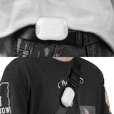 Geekria Wireless Earbuds Case Ultra-Light Belt Clip Pocket Holder, Compatible with Apple AirPods Pro 3, Charging Port Accessible (White)