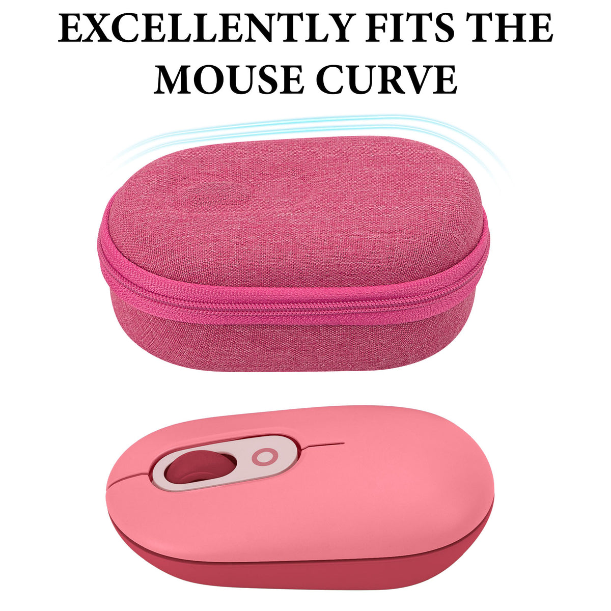 Geekria Mouse Carrying Case, Hard Shell Protective Travel Bag Wireless