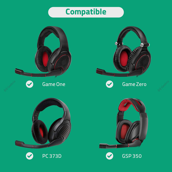 Geekria Audio Cable Compatible with Sennheiser Game One, Game Zero, PC