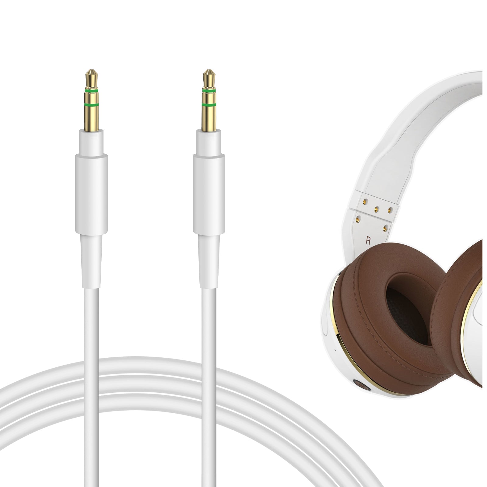 Geekria Audio Cable Compatible with Skullcandy Hesh Evo, Crusher Evo,