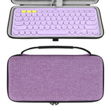 GEEKRIA K380 Wireless Keyboard Case, Hard Shell Travel Carrying Bag, Compatible with Logitech K380