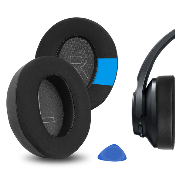 Geekria Sport Cooling-Gel Replacement Ear Pads for Anker Soundcore Life Q20, Q20+, Q20i, Life 2 (Not Fit for Life 2 Neo) Headphones, Repair Parts (Black)