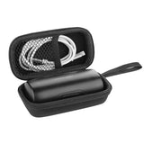 Geekria Shield Earbuds Case Compatible with Bose SoundSport Free True Wireless Earbuds, Replacement Protective Hard Shell Travel Carrying Bag with Accessories Storage (Black)