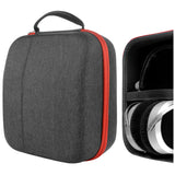 Geekria Shield Headphones Case for Large-Sized Over-Ear Headphones, Replacement Hard Shell Travel Carrying Bag with Cable Storage, Compatible with HiFiMAN Sundara-C, Grado Headsets (Dark Grey)