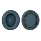 Geekria QuickFit Replacement Ear Pads for Anker Soundcore Life Q30, Soundcore by Anker Life Q35 Headphones Ear Cushions, Headset Earpads, Ear Cups Cover Repair Parts (Obsidian Blue)