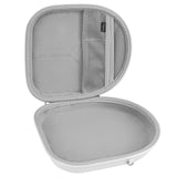 Geekria Shield Headphones Case Compatible with Sony, Bose, EDIFIER, Audio Technica and More, Replacement Hard Shell Travel Carrying Bag with Cable Storage (White)