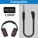 Geekria 3.5mm Detachable Boom Mic Replacement for Gaming Headset, Compatible with Turtle Beach Xbox One Stealth 400 420x 450 500p 520 Recon 50x 50p 50 60p Microphones (0.5ft / 17cm)
