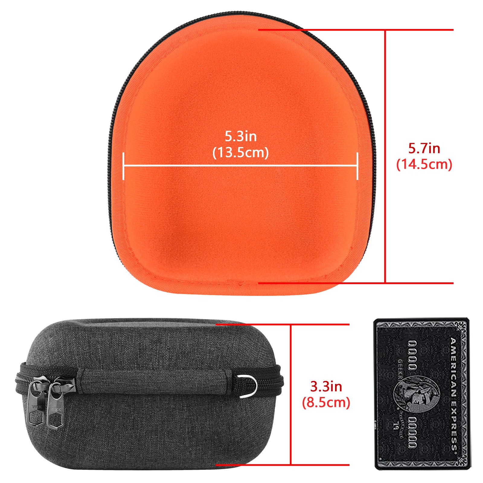Geekria Shield Headphone Case For V-Moda Crossfade