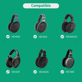 Geekria Headphone Cable, 6N Single-Crystal Copper, 3.5mm Plug with 6.35mm Adapter, 5 ft, Compatible with Sennheiser HD600, HD650, HD660S2, HD6XX, HD660S, HD580, HD565, HD545, HD535, HD265