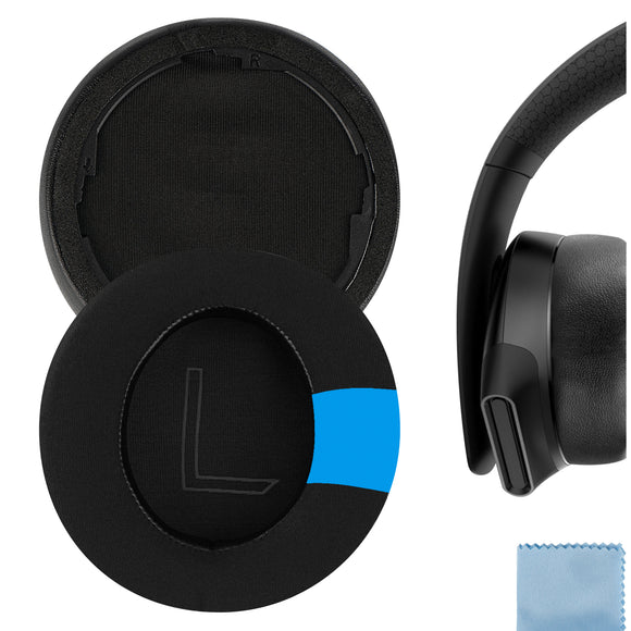 Geekria Sport Cooling-Gel Replacement Ear Pads for Alienware AW310H AW510H Headphones Ear Cushions, Headset Earpads, Ear Cups Cover Repair Parts (Black)