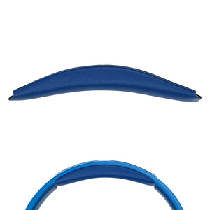 Geekria Headband Pad Compatible with JBL JR460, Headphones Replacement Band, Headset Head Top Cushion Cover Repair Part (Blue)