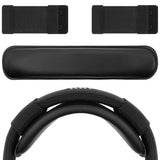 Geekria Protein Leather Headband Pad Compatible with Sony WH-1000XM5, Bose QC Ultra, JBL Live 770NC, Sennheiser Momentum 4 (Black)
