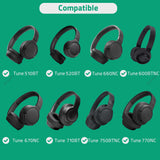 Geekria Mesh Fabric Replacement Headband Pad Compatible with JBL Tune 500BT/ 510BT/ 520BT/ 600BT/ 600BTNC/ 660NC/ 670NC/ 700BT/ 710BT/ 720BT/ 750BT/ 750BTNC/ 760NC/ 770NC Headphones (White)