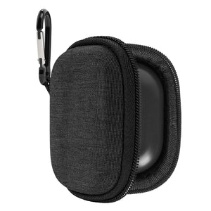 Geekria Shield Earbuds Case Compatible with T5 II True Wireless Earbud, Replacement Portable Hard Shell Travel Carrying Bag with Carabiner Clip (Dark Grey)