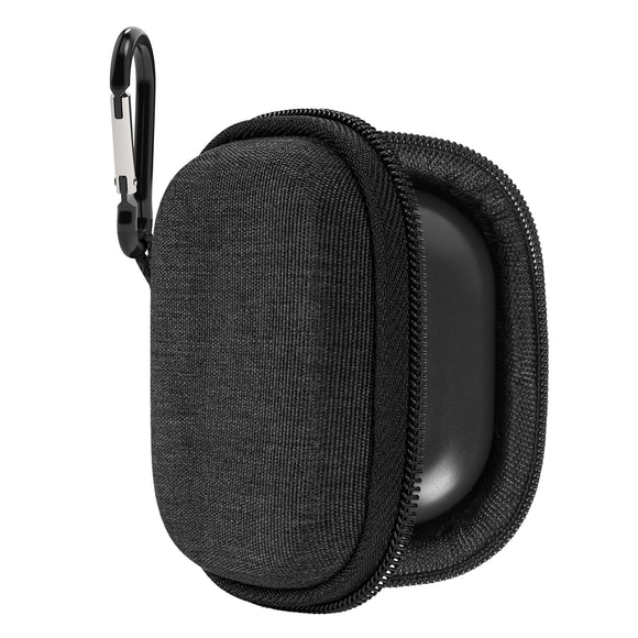 Geekria Shield Earbuds Case Compatible with T5 II True Wireless Earbud, Replacement Portable Hard Shell Travel Carrying Bag with Carabiner Clip (Dark Grey)