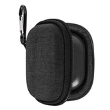 Geekria Shield Earbuds Case Compatible with T5 II True Wireless Earbud, Replacement Portable Hard Shell Travel Carrying Bag with Carabiner Clip (Dark Grey)
