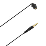Geekria Sleep Earbuds for Side Sleepers, Wired Stereo to Mono In-Ear Single Earbud, Ultra Soft Lightweight Silicone One Ear Headphone, 3.5mm Headphone Jack Compatible with Android (Black)