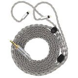 Geekria Apollo Silver-Plated Copper IEM Upgrade Cable, 0.78mm 2-Pin to 3.5mm Replacement Cord, Compatible with 7Hz Zero:2, Orchestra Lite, Cadenza, Hype 4, Supermix 4, 6.5ft (2m)