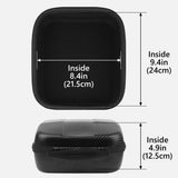 Geekria Shield Case for Large-Sized Over-Ear Headphones, Replacement Protective Hard Shell Travel Carrying Bag with Cable Storage, Compatible with Sennheiser HD 660S2/599 SE/559 (Black)