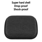 Geekria Shield Carry Case Compatible with Fender Mustang Micro Headphone Amp Case, Replacement Hard Shell Travel Carrying Bag with Cable Storage (Grey)