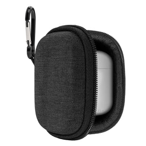 Geekria Shield Earbuds Case Compatible with T5 II True Wireless, Replacement Portable Hard Shell Travel Carrying Bag with Cable Storage (Grey)