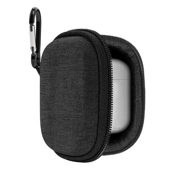 Geekria Shield Earbuds Case Compatible with T5 II True Wireless, Replacement Portable Hard Shell Travel Carrying Bag with Cable Storage (Grey)
