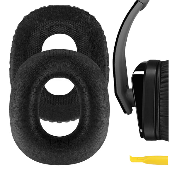 Geekria QuickFit Replacement Ear Pads for Logitech UE4000 Headphones Ear Cushions, Headset Earpads, Ear Cups Cover Repair Parts (Black)