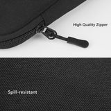 Geekria Shield Nylon Headphone Pouch with Soft Lining and Internal Mesh Pocket, Compatible with Sony WH-1000XM6, Bose QuietComfort Ultra II, JBL Tour One M3 Headphones, Black