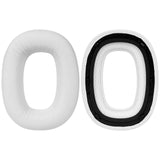 Geekria QuickFit Replacement Ear Pads for Bowers & Wilkins B&W Px8, Px7 S2 Headphones Ear Cushions, Headset Earpads, Ear Cups Cover Repair Parts (White)