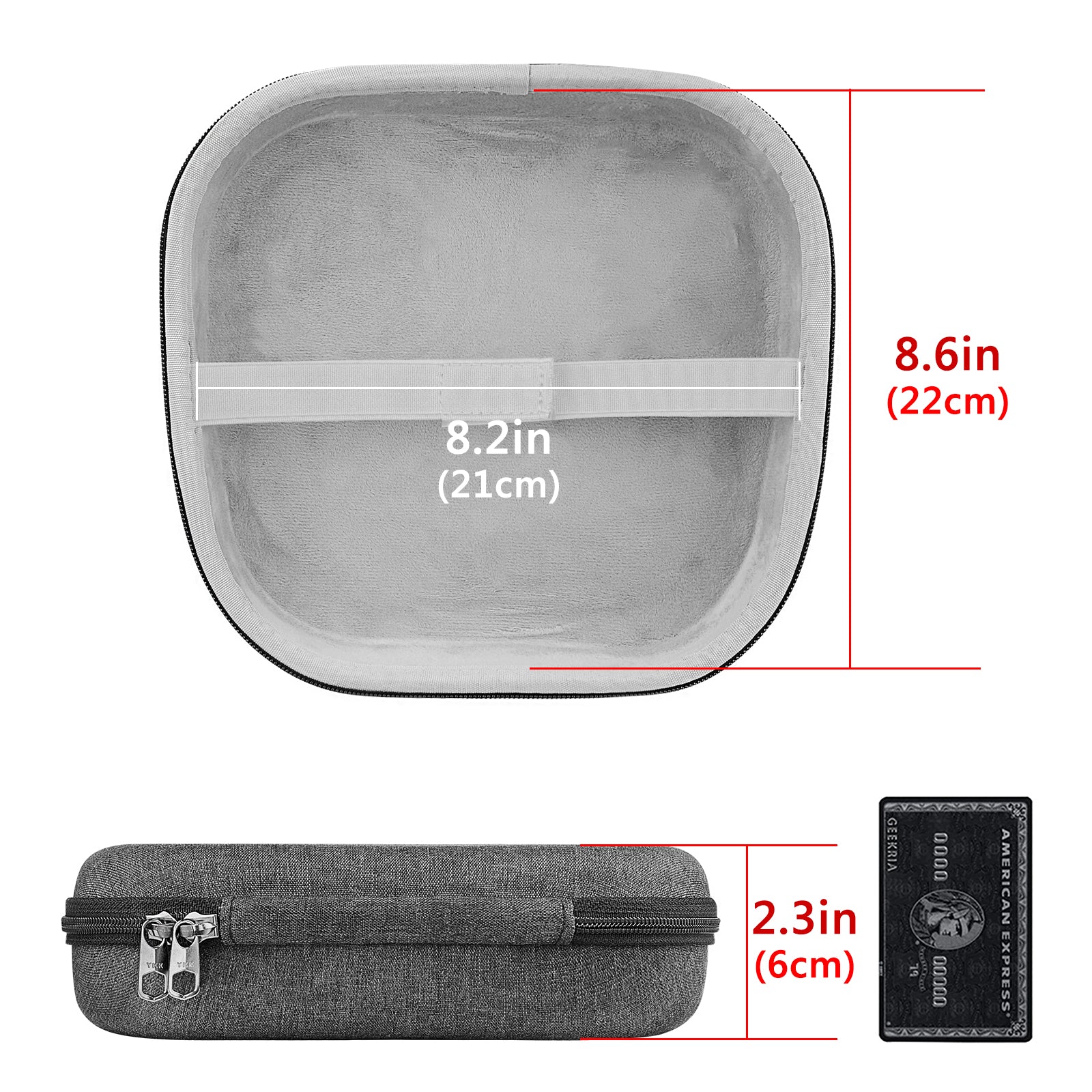 Geekria Shield Headphone Case For V-Moda Crossfade