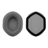 Geekria QuickFit Replacement Ear Pads for V-MODA Crossfade Wireless, M-100, LP, LP2, Crossfade 2, Crossfade 3 Headphones Ear Cushions, Headset Earpads, Ear Cups Cover Repair Parts (Grey)