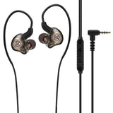 Geekria Gaming Headphones with Mic, 3.5mm Wired Earbuds, 10mm Driver Deep Bass, Stereo In-Ear Earphones Compatible with PC, Nintendo Switch, PS5/PS4, Xbox Series X/S/One (Black/ 4.9FT)