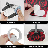 Geekria VR Headset & Controller Handle Skin Compatible with Pico Neo 3 Protective Cover, Protective Durable Scratch Resistant Pico Neo 3 Sticker