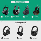 Geekria Shield Case Compatible with AKG K240 Studio, K702, K712 PRO, K271 MKII, K275, K872 Headphones, Replacement Protective Hard Shell Travel Carrying Bag with Cable Storage (Dark Grey)